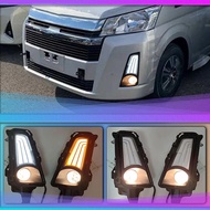 Hiace Fog Lights Toyota Hiace Commuter Deluxe 2019-2023  LED DRL Daytime Running Light Foglamp Fogli