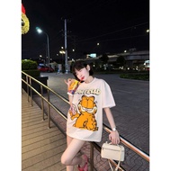 Fat Cat Donut T-Shirt - 2-Way Cotton T-Shirt 280GSM