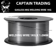 GASLESS FLUX CORE MIG WELDING WIRE E71T-GS 1KG x 0.8mm/1.0mm Local Seller