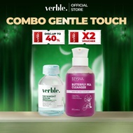 VERBLE Combo Gentle Touch Serum Pitted Scar Scar Removal + SEYOULButterfly Pea Cleaner Gel