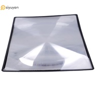 Si A5 Flat PVC Magnifier Sheet X3 Book Page Magnifying Reading Glass Lens yan