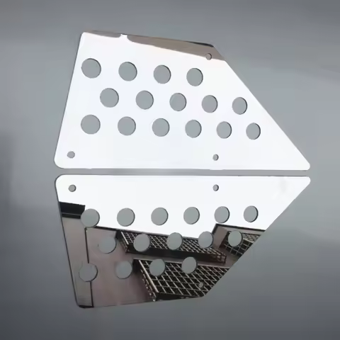 CG125 Motorcycle Retro Modified Side Cover Side Plate Stainless Steel Side Cover Side Plate Happines