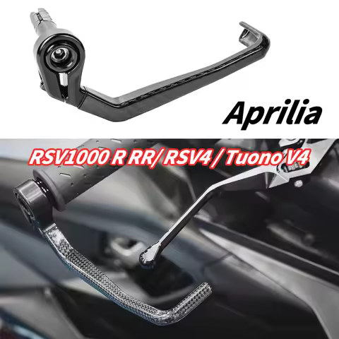 For Aprilia RSV4 Tuono V4 RSV 1000 RS660 Carbon Brake and Clutch Guard Levers Motorcycle Handguards 