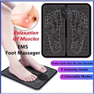 Rechargeable Portable EMS Foot Massager Pad USB Muscle Stimulatior Promoting Blood Circulation Pengu