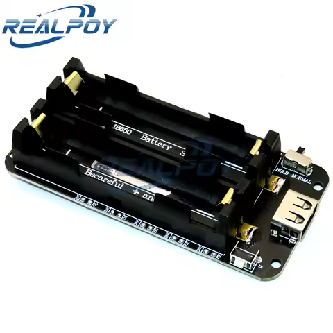 ESP8266 ESP32 Dual 18650 Lithium Battery Shield V8 5V 2.2A 3V 1A Mobile Power Bank Battery Charging 