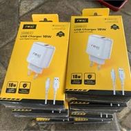 Rexi CO30-C Charger Type-C 18W 3A Fast Charging Single USB
