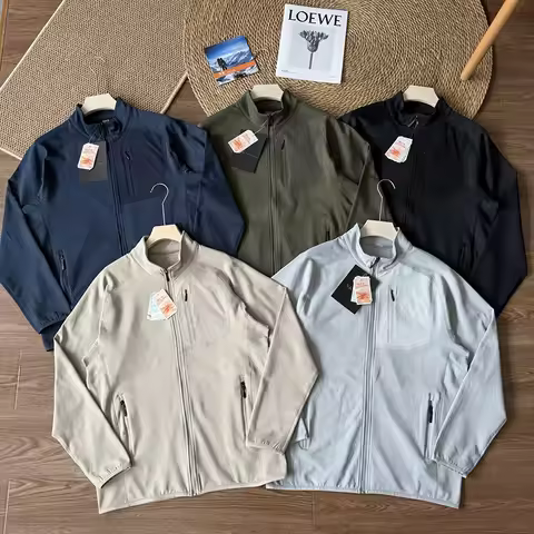 Unisex Technical Knit Outdoor Jacket - Versatile Zip-Front Pullover for Everyday & Adventure Use