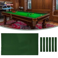 [Whweight] Pool Table Cloth with 6Pcs Felt Strips for 9ft Snooker Pool Billiards Table