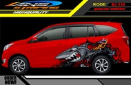 DECAL MOBIL LUXIO / STICKER TERIOS RUSH / MOBIL VIOZ / STIKER KARTUN TERIOS / STIKER TERBARU HONDA J