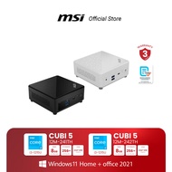 MSI MINI PC CUBI-5 12M-241TH | CUBI-5-12M-242TH | Intel core i3-1215U | Intel UHD Graphics | 8GB DDR4 | 256G M.2 PCIe SSD | Windows 11 home+Office 2021 (มินิพีซี) [Pre-Order จัดส่งภายใน7-15วัน]