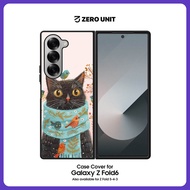 Case Casing Samsung Galaxy Z Fold 6 5 4 3-Cat Cute Cat ZR127