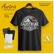 SOUVENIR T-SHIRT BY AUSTRIA VIENNA WEAR PREMIUM ORIGINAL LABELTAG ADULT GIFT