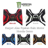 Monster Karpet Bordes Alas Pijakan Kaki Motor Honda Genio CBS Iss