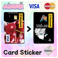 [ Gojo Satoru ] For BANK Card Sticker Cover / MASTER CARD / VISA CARD / CREDIT CARD / DEBIT CARD