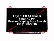 Layar LCD Laptop Asus A450 K450 P450 A450C A450L PU450CD K450C Series LKUN140S0HDAB40