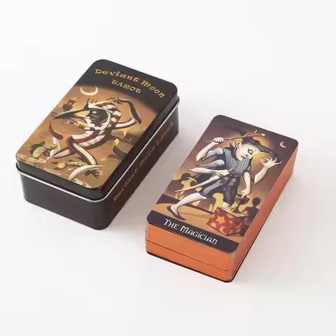 10*6 cm Deviant Tarot in A Tin