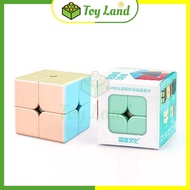 Rubik 2x2 Macaron Pastel MoYu MeiLong Rubik's Cube 2x2x2 Stickerless Assembling Puzzle Toy