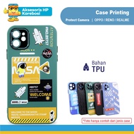 2.0mm Printed TPU Casing Case for Oppo RENO Realme A3S/A5S/A15/A16/A5 2020/A54/A57 4G/RENO 7Z/C20/C3