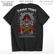 Vejagraphic T-Shirt Dayak Tribe Borneo Heritage | Indonesian Culture T-Shirts For Men And Women - A2