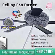 Ceiling Fan Duster Penyapu Sawang Sapu Sawang Siling Duster Brush Adjustable Microfiber fiber cuci k
