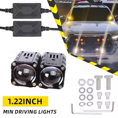 Senlo X1plus New Universal Automotive Led Lamp 12V Lens Dual Color 360° Degree Motor LED Working Lig