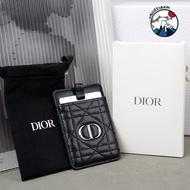 New Product Dior Dior Counter Membership Gift CD Flame Blue Star Mirror Lambskin Card Holder Makeup 