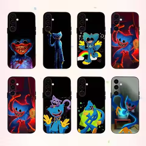 Horror Game H-Huggy W-Wuggy phone Case For Samsung Galaxy A73,A72,A71,A70,A53,A52,A51,Others Soft Bl