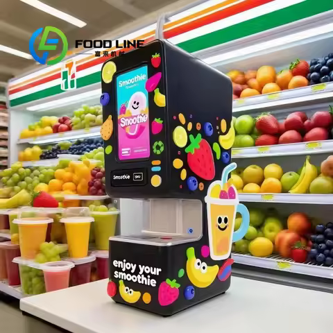 Distributeur Automatique De Smoothies 7/11 Fresh Fruits Automatic Smoothie Vending Machine Smoothie 