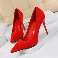 620YUCHEN 3.54 inches High Heels for Women With Heel Pumps Ladies Stiletto Woman Casual Party High H