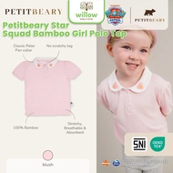 Kids T-Shirt - Petitbeary Star Squad Bamboo Girl Blush TopPOLO