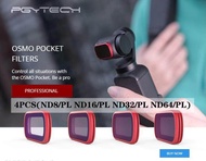 PGYTECH 4 ชิ้น DJI OSMO Pocket Filter 【 ND8PL ND16PL ND32PL ND64PL 】 Filter OSMO Pocket