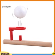 [poslajudo]  Baby Wooden Blow Toy Hobbies Outdoor Funny Sports Foam Balls Floating Kids Game