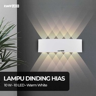 1CLICK2BUY LED Decorative Wall Lamp Indoor Plastic Body 10W 10 LED Warm White - 10T