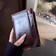 Multifunctional Passport Holder Card Holder Document Boarding Pass Storage Bag Ticket Holder Wallet 