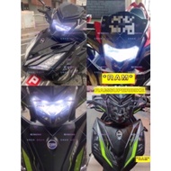 SYM VF3I LED HEAD LAMP VISS ZHIPAT DESIGN SYM 185 VF3I SYM185 VF3I LAMPU DEPAN