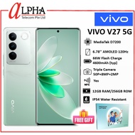 Vivo V27 5G (12GB+8GB Extended RAM) +NTUC Voucher + Free Gift *2 Years Warranty By Vivo*