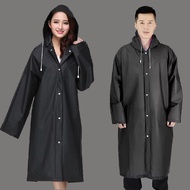 Portable Poncho Raincoat Men's and Women's Raincoat - Black Raincoat Poncho Reusable Poncho Raincoat