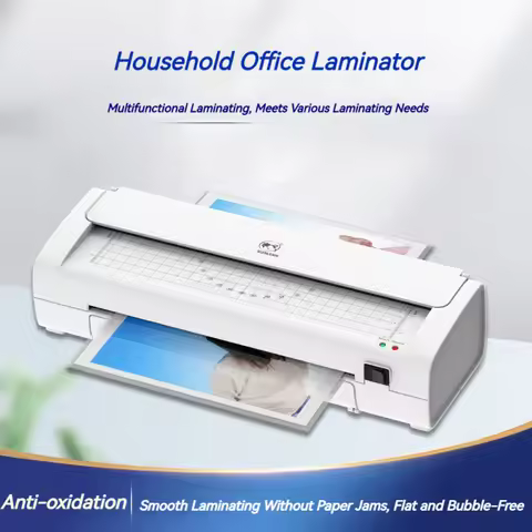 SL389Plastic-envelop machineA4Multifunctional 6-in-1 Laminator Solves Paper Jam Issues, Laminates Sm