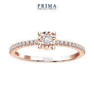 PRIMA Nhẫn Kim Cương - Vàng 18K - BST Stack Rings - Màu Rose Gold - 105R3980
