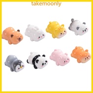 TAK Tiny Cats Mini Resin Pig Figurine for Faery Garden Decorations  Ornament