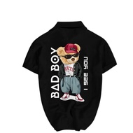 Áo polo nam vải cá sấu cotton nam tính thanh lịch sang trọng Bad Boy Bear - SoHa Clothing