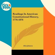 [100% Original Books] - Readings In American Constitutional History, 1776-1 by Allen Johnson (US edi