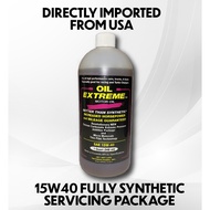 Oil Extreme 15W40 Fully Synthetic Servicing Package - 4QT