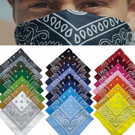 55x55cm Cotton Square Scarf Scarves Hip Hop Fashion Paisley Printed Wrist Head Band Headpiece Hanky