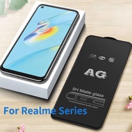 For Realme 8 7 6 Pro 6i High Quality AG Full Coverage Matte Tempered Glass For Realme 6i 5 5i 5S 3 P