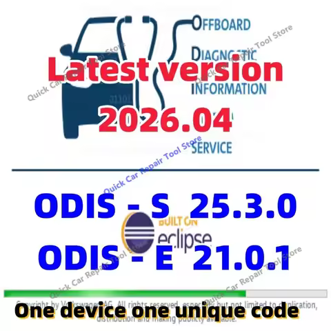 Latest version 2026 Odis S 25.3.0 or Odis E 21.0.1 Interfaces supporting DoIP/CAN FD (6154 Series) V
