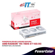 PowerColor Hellhound Sakura AMD Radeon RX 7800 XT OC 16GB GDDR6 White Graphics Card | RX7800XT 16G-L