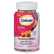 Caltrate Calcium & Vitamin D3 Supplement Gummy Bites Black Cherry, Orange, Strawberry - 50 Ct., Pack