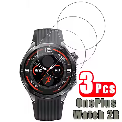 3PCS 9H Tempered Glass Screen Protector For OnePlus Watch 2R Smart Watch One Plus Watch2R 2 R Sport 