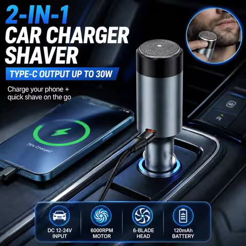 Car Charger PD30W USB C Fast Charger for iPhone 17 16 Fast Charging for Mobile Phone USB C Car Charg
